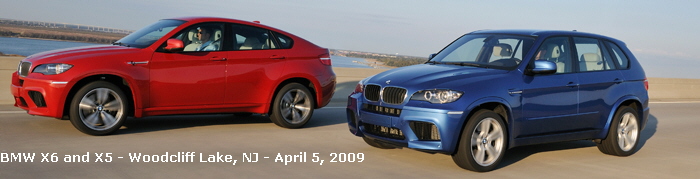 BMW X6 and X5 - Woodcliff Lake, NJ - April 5, 2009