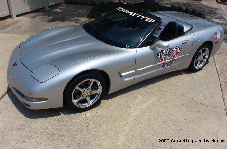 2002 Corvette pace track car