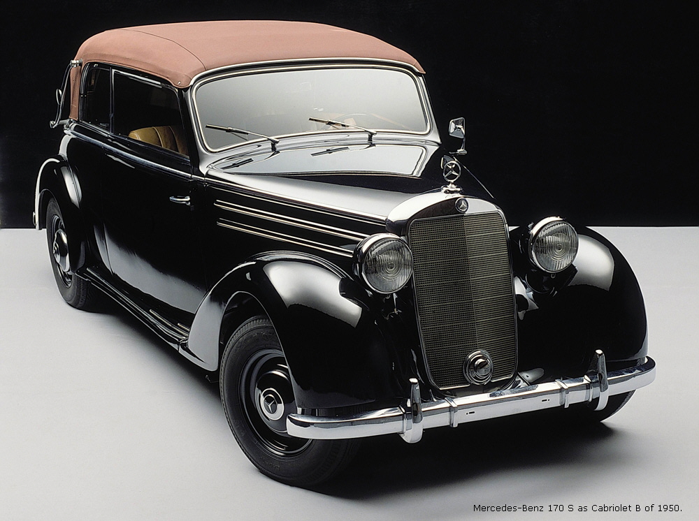 Mercedes-Benz 170 S as Cabriolet B of 1950.
