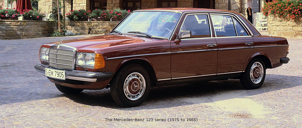The Mercedes-Benz 123 series (1975 to 1985)