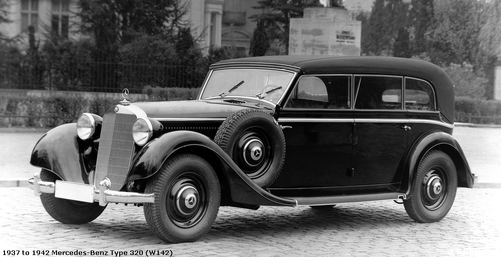 1937 to 1942 Mercedes-BenzType 320 (W142)
