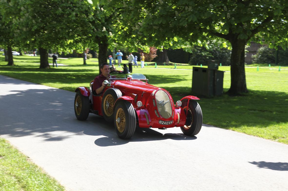 Alfa Romeo in the Beaulieu parkland