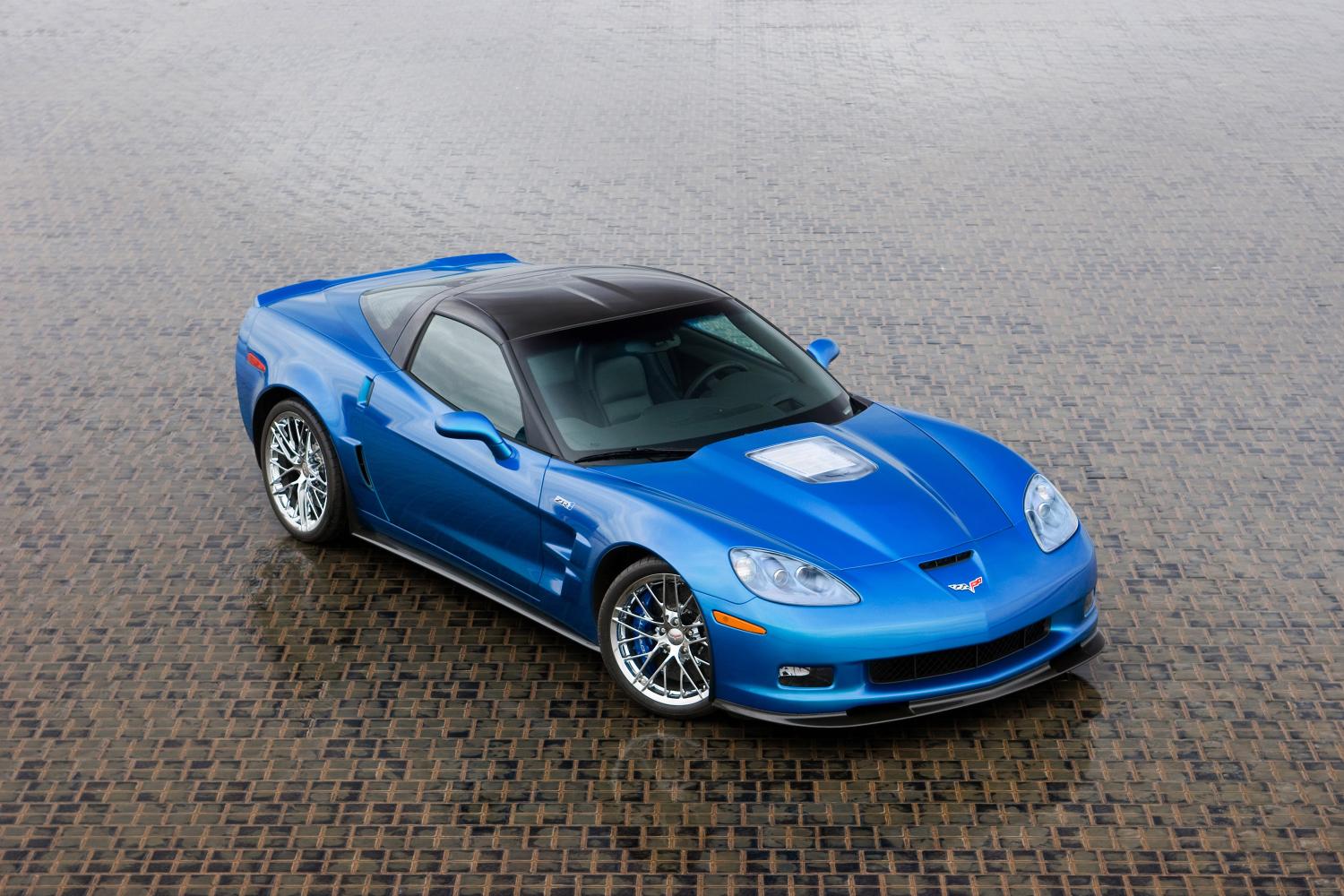 The 2009 ZR1 “Blue Devil” was the first 2009 ZR1 produced. It was one of two cars on loan from GM that were damaged