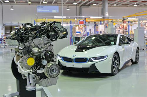 New three cylinder engine for BMW i8 built at BMW Plant Hams Hall