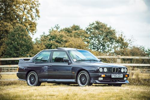 A highly sought after 1989 BMW M3 Johnny Cecotto is estimated at between £35,000 and £40,000.