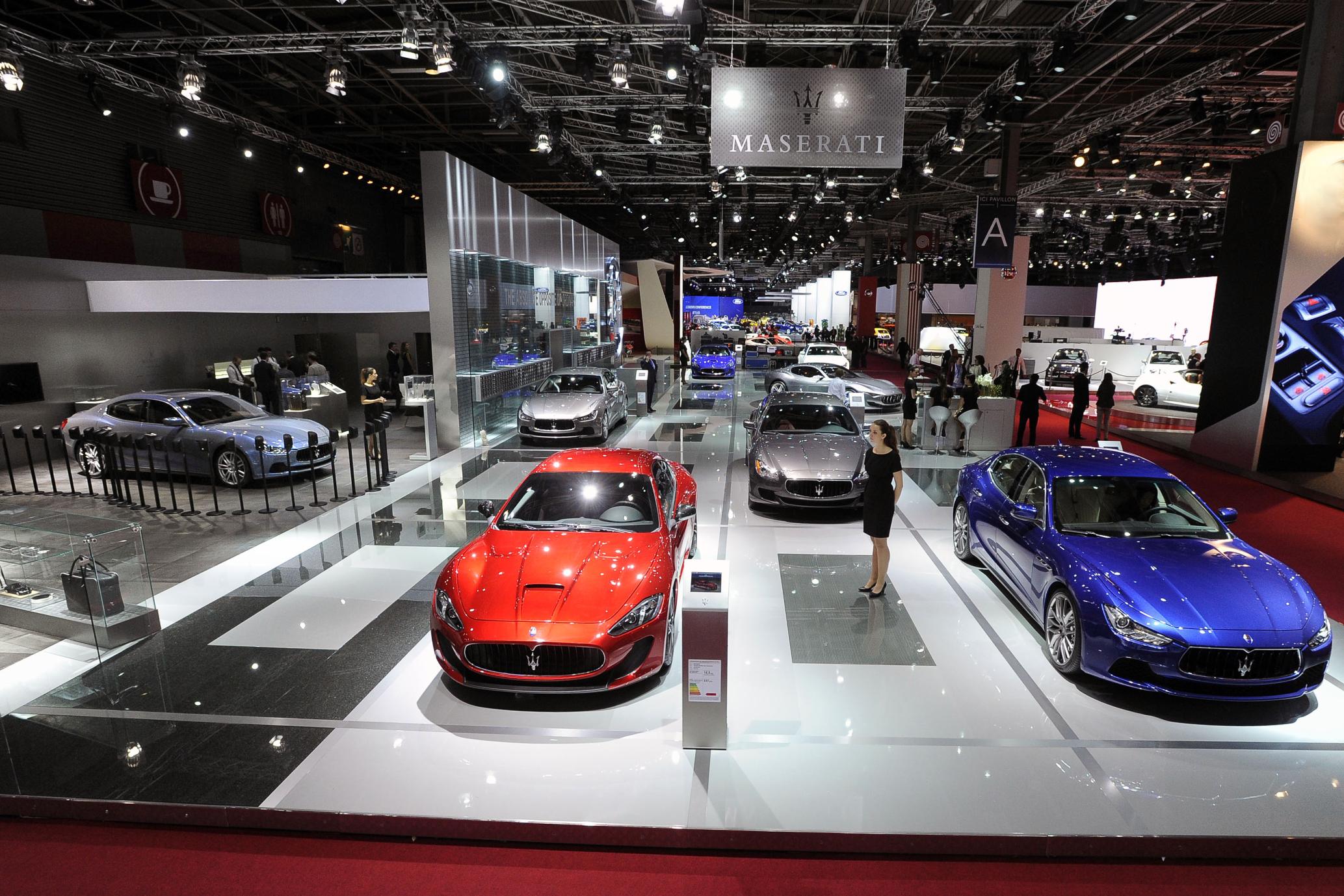 Maserati stand at Paris Motorshow