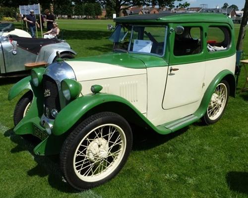 A fine example of an Austin Swallow saloon car