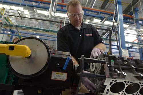 Starting in March 2015, Chevrolet Corvette Z06 customers can take part in the exclusive Engine Build Experience at the new Performance Build Center within the Bowling Green Assembly Plant. The $5,000 package allows customers work alongside skilled engine assembly technicians (like Steve Stinson, pictured) to build the 650-hp, LT4 engine that will go in their new Corvette Z06.