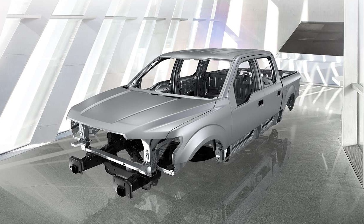 2015 Ford F-150 frame and body