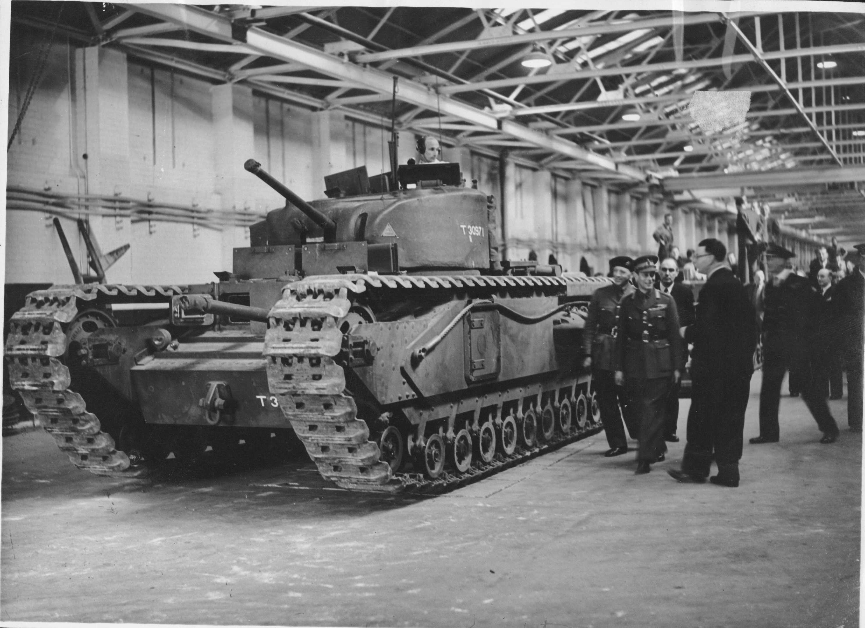 Vauxhall Churchill Tank at Luton Factory