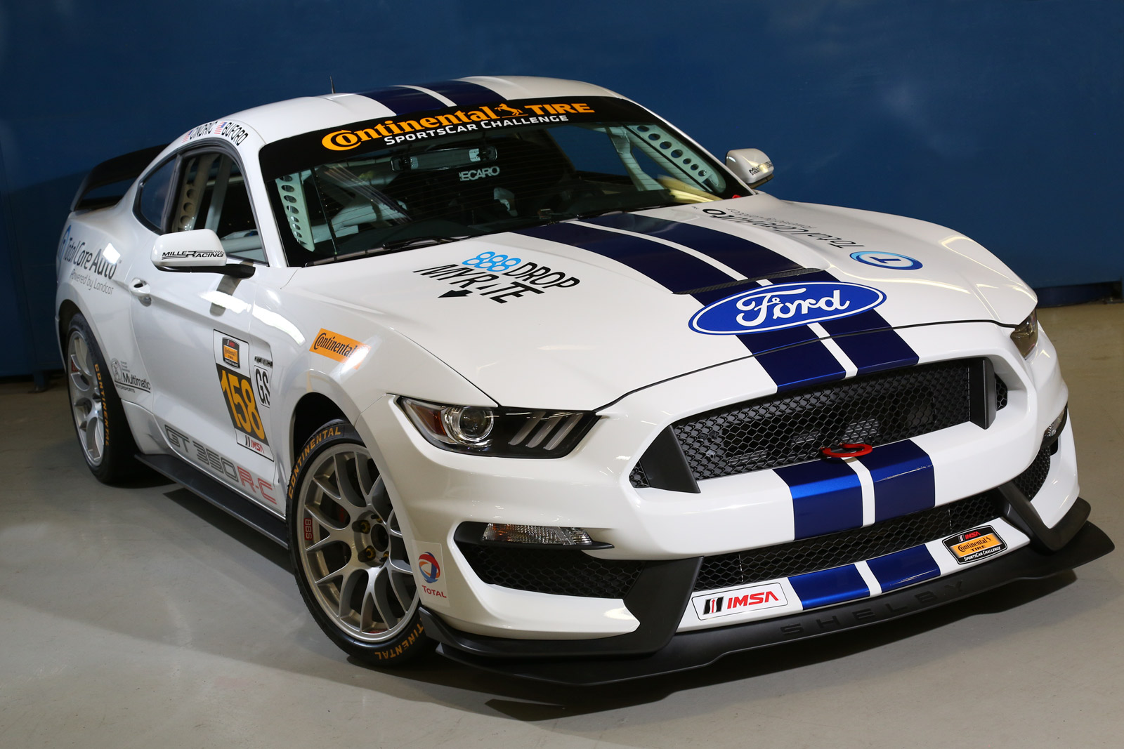 There’s no mistaking the wicked sound or aggressive looks of the all-new Shelby® GT350R-C that Ford announced today would see its first official track time at Watkins Glen this weekend.