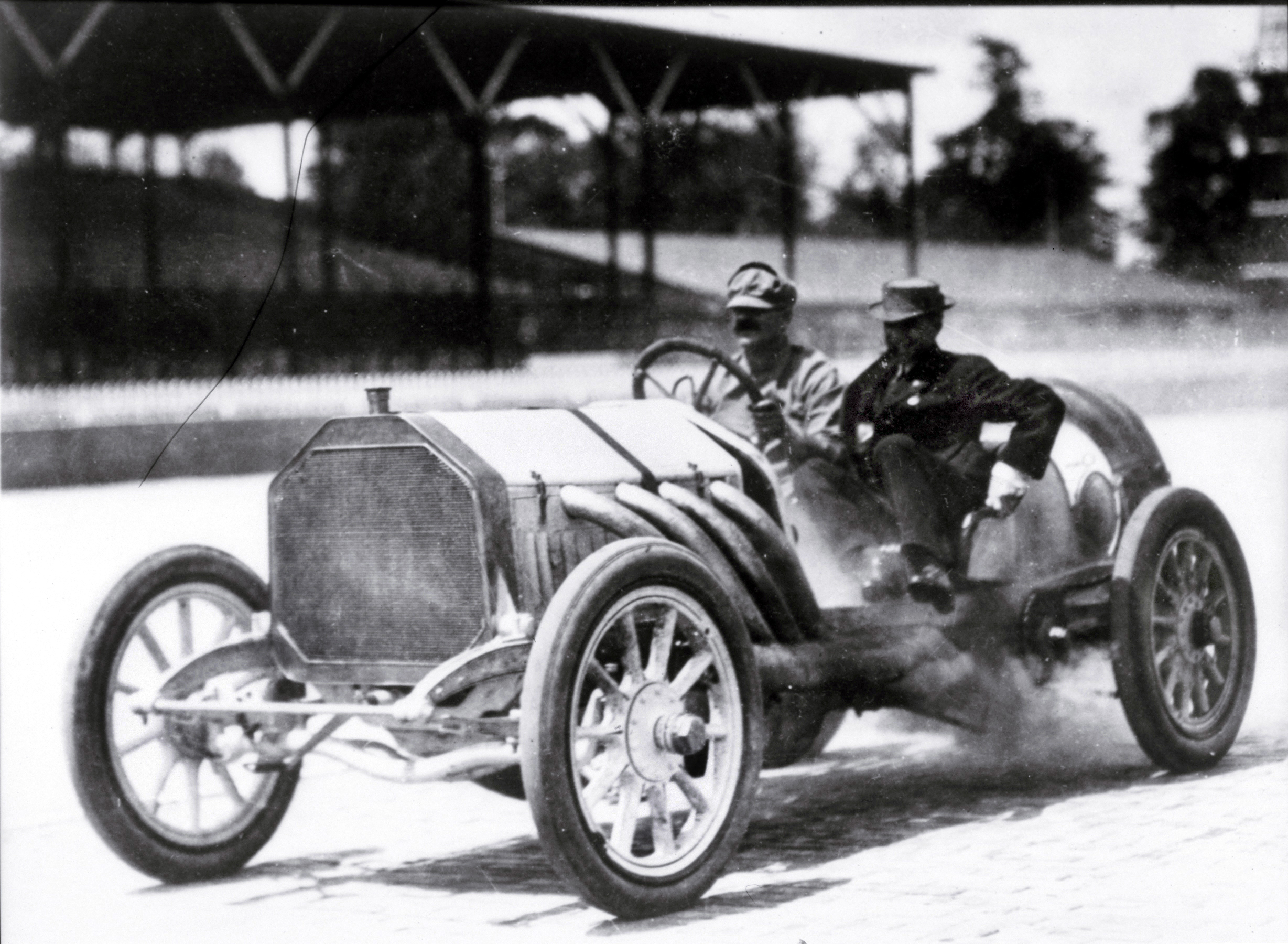 A 1909 Buick racecar won the first race at Indianapolis – two years before the first 500-mile was run.