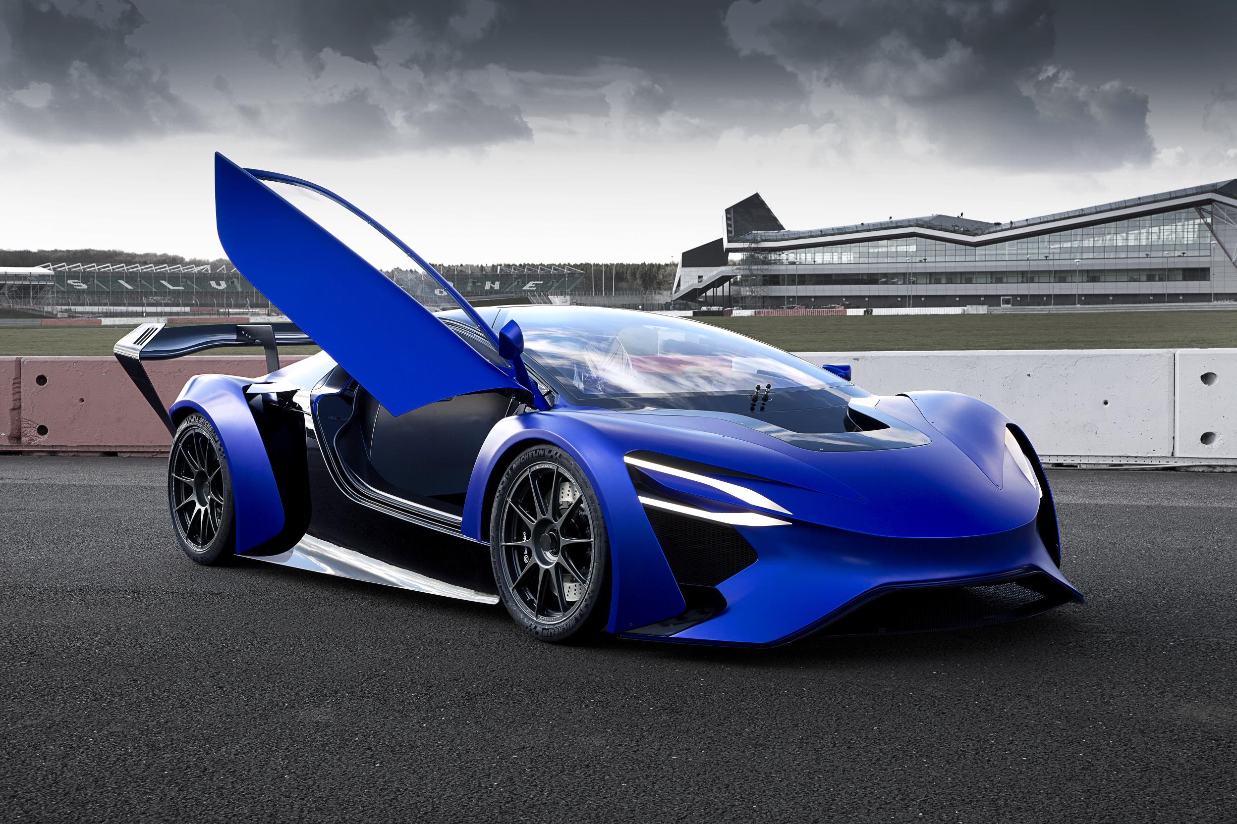 Techrules AT96 TREV supercar concept  - on track 3