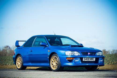 With Japanese performance cars beginning to make headway in the classic market, a 1998 Subaru Impreza 22B STi sold for £73,125.