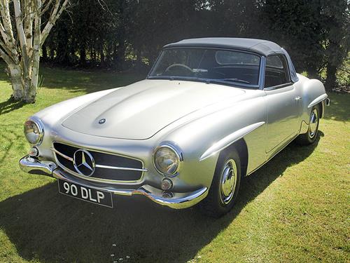 A 1962 Mercedes-Benz 190SL was successfully hammered away for £101,813, more than £30,000 over its lower estimate.