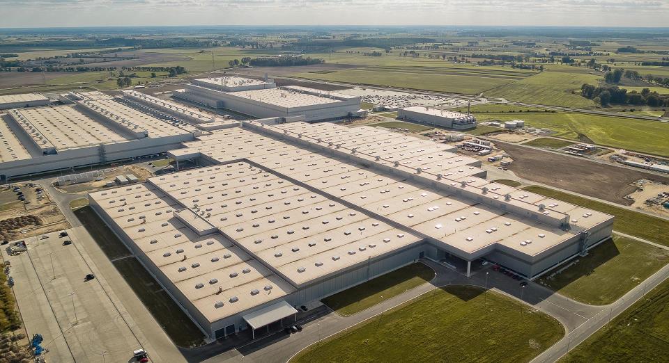 Volkswagen Plant opens in Września, Poland