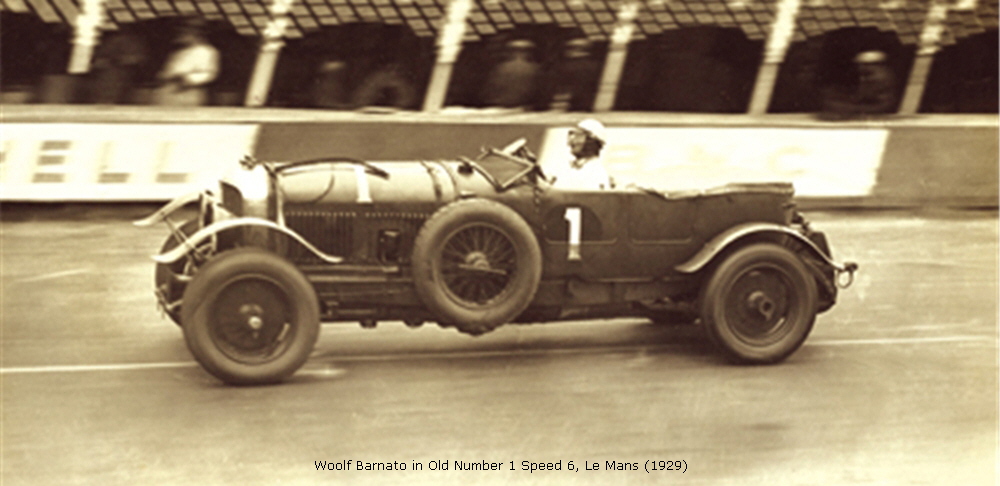 Woolf Barnato in Old Number 1 Speed 6, Le Mans (1929)
