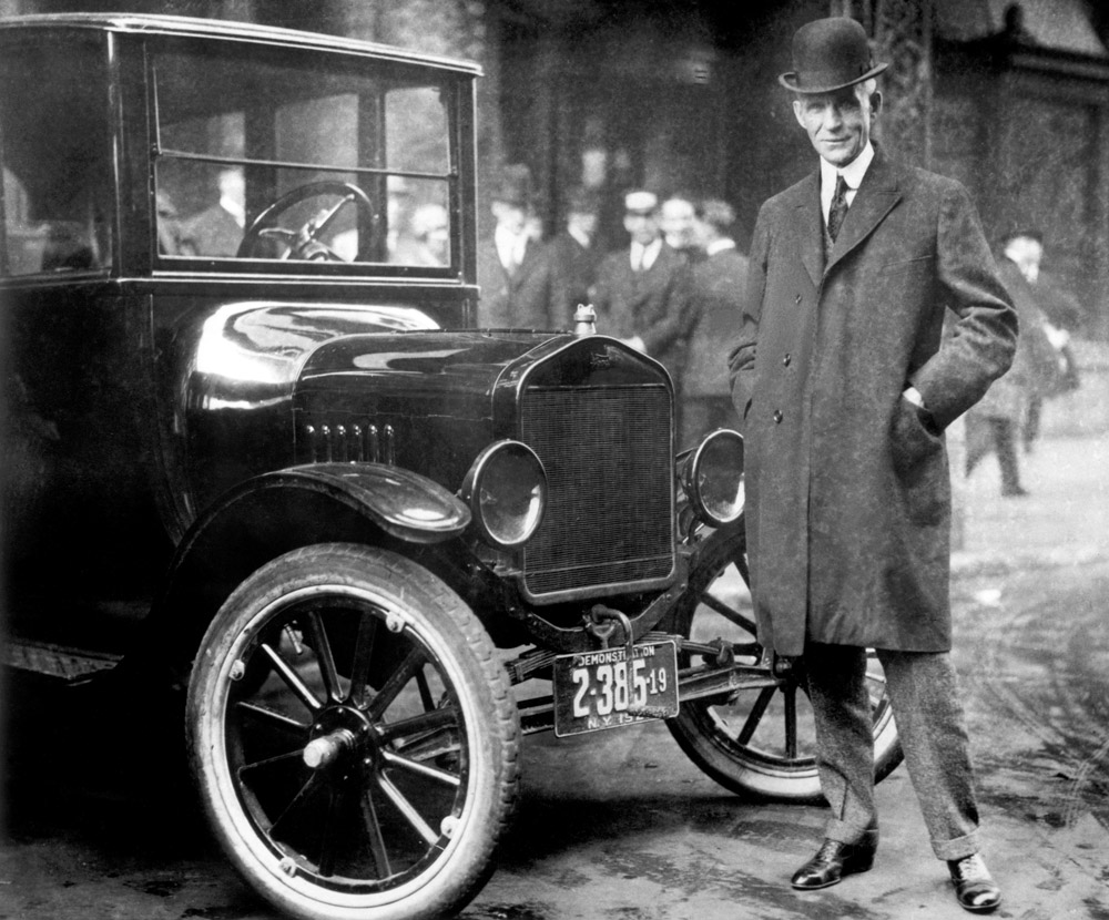 Ford car prices 1920s