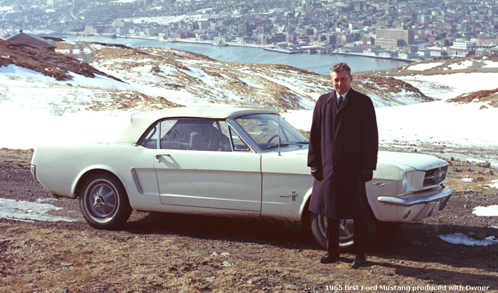 1965 first Ford Mustang produced with Owner