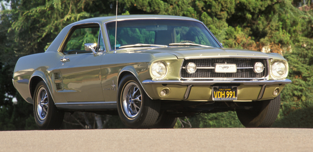 History of the 1967 ford mustang #7