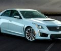 The exclusive 2018 Cadillac CTS-V Glacier Metallic Edition celeb