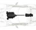New Ginetta supercar graphic showing mid-mid engine layout